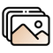 Collection inventory management icon